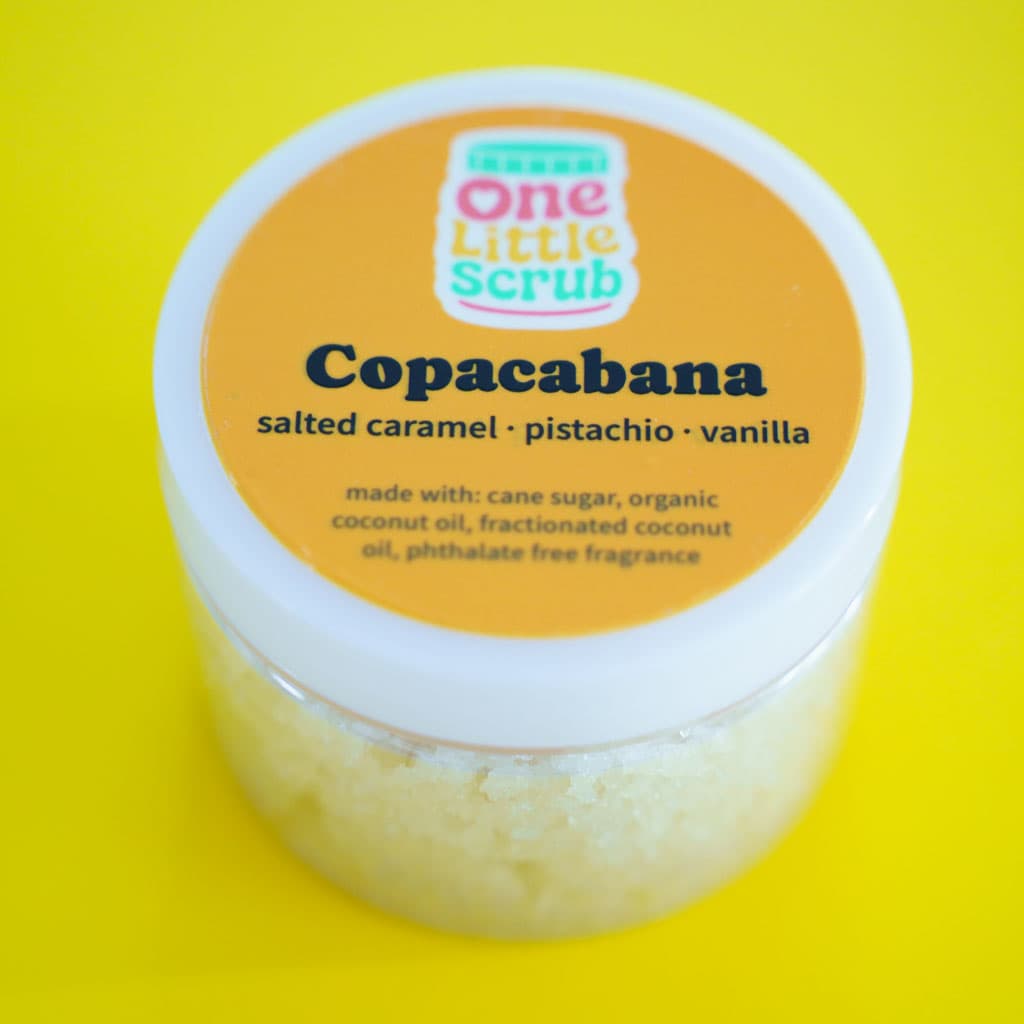 Copacabana sugar scrub jar